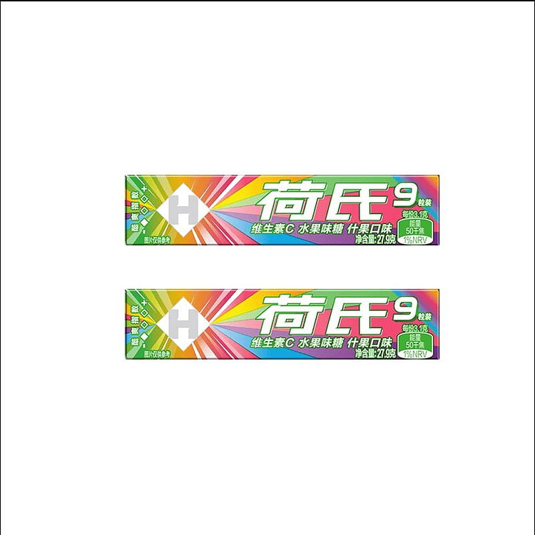Hershey's Mint Candy Mixed Fruit Flavor 27g Two Ba 54 g