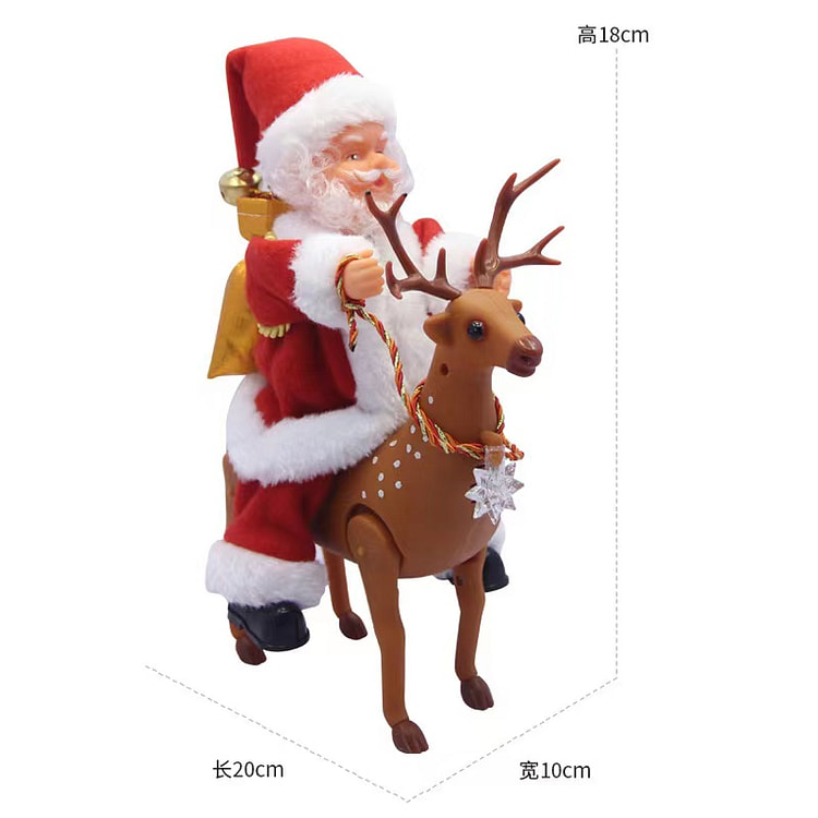 2024 Electric Santa Claus Riding Reindeer Edition