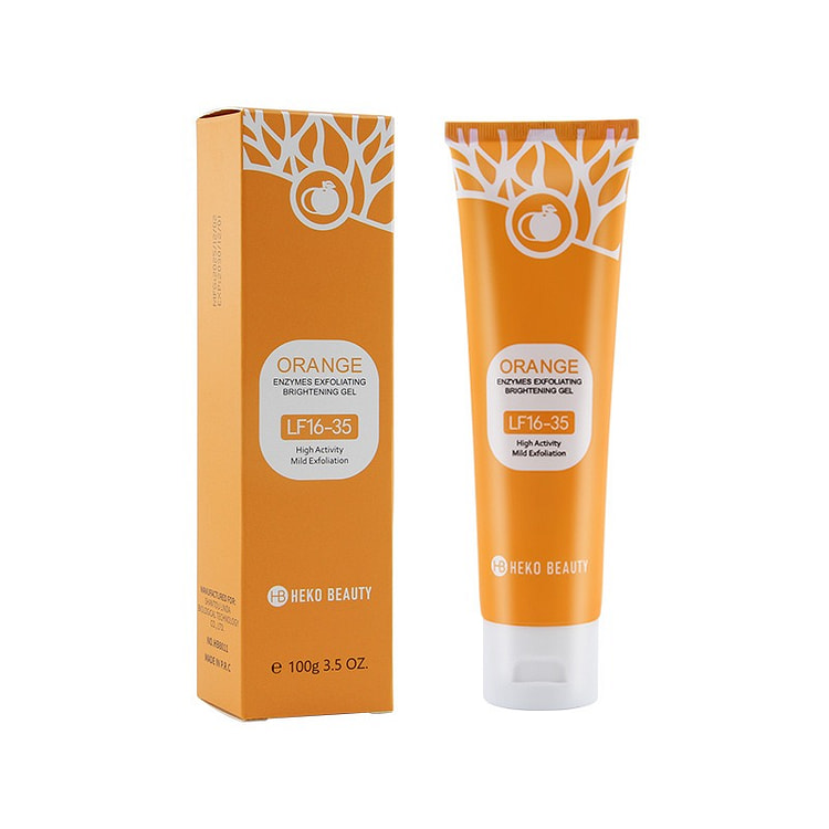 Orange Exfoliating Gel: Deep Cleansing, Moisturizi 1 count