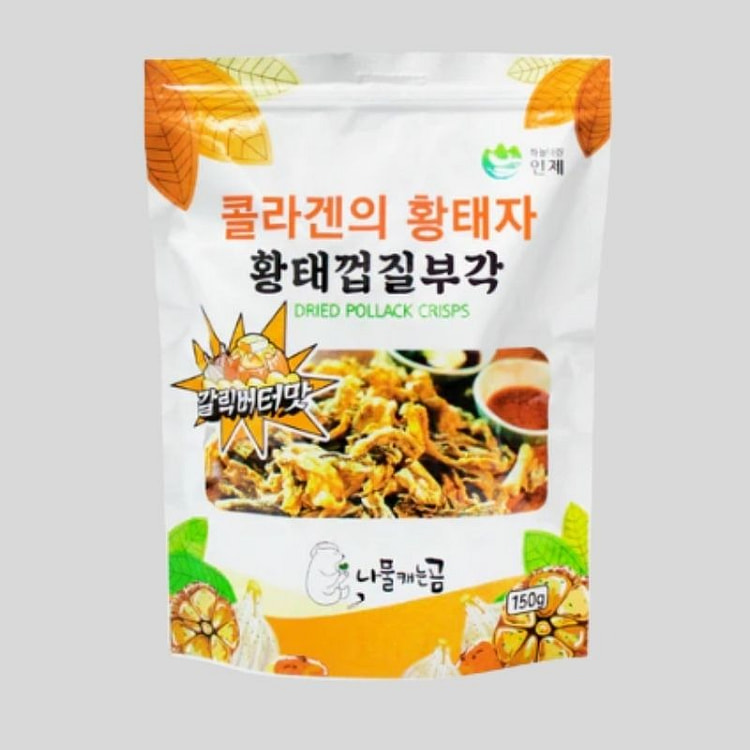 Fried pollack crisps ( Garlic butter flavor )