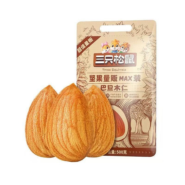 Three Squirrels - Shelled Almonds 500 g