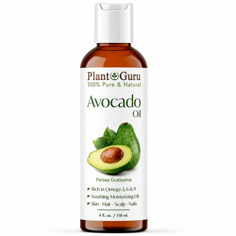 Plant Guru 100% Pure & Natural Avocado Oil 4 oz 1 pack