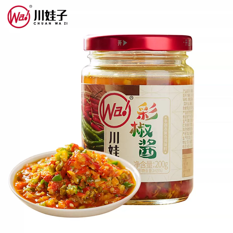川娃子彩椒酱200g*1罐 200 克