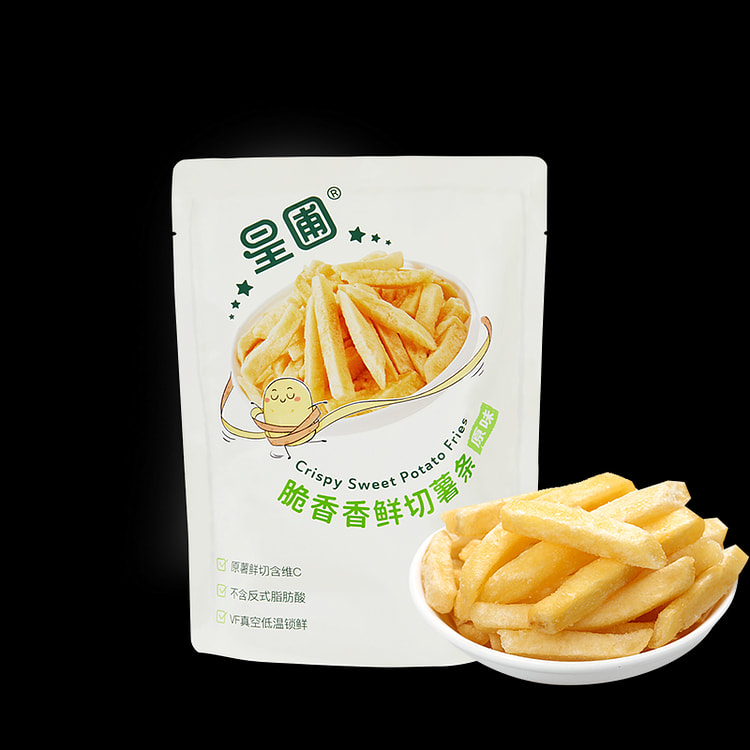 星圃脆香香鲜切薯条原切鲜薯0反式脂肪酸蜂蜜黄油味原味零食100g*1袋