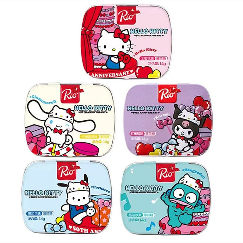 Sanrio Breath Fresh Mints – Hellokitty 50th Anniversary Limited To 5 Boxes 1 each