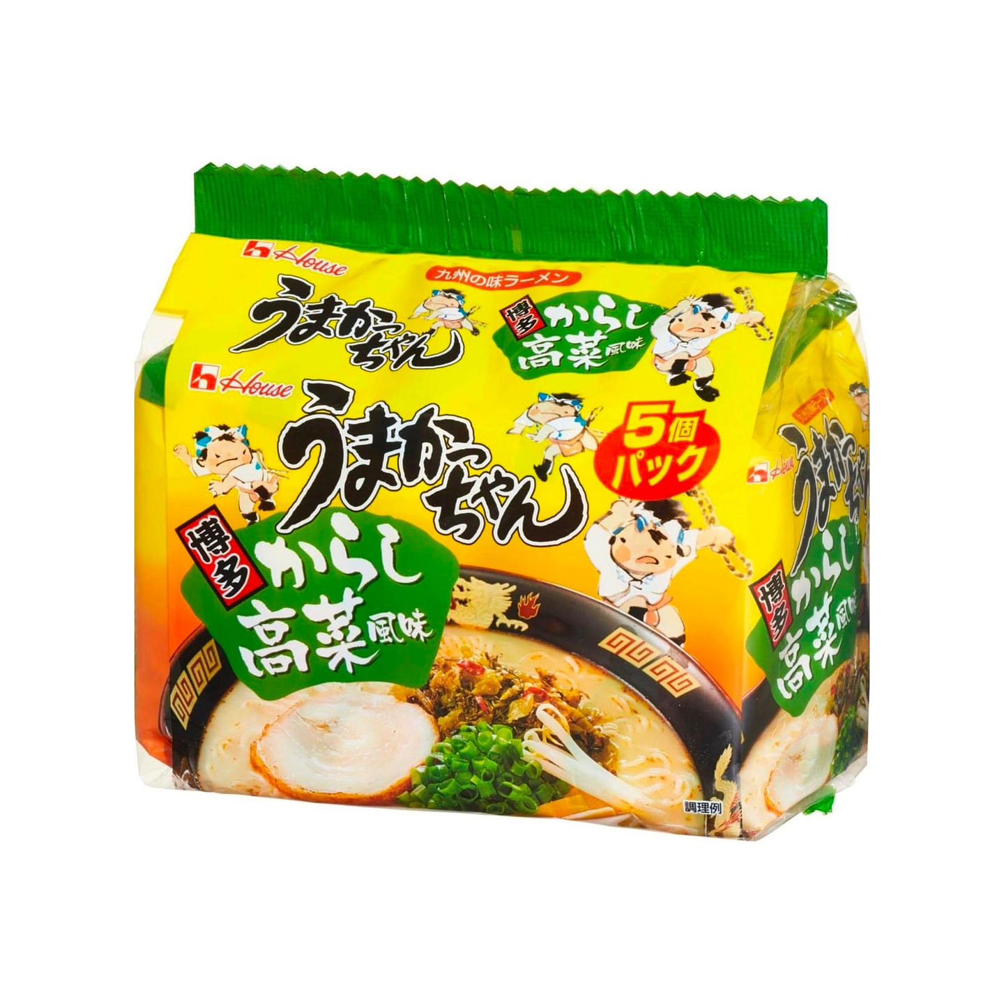 Ramen Noodles Tonkotsu UMAKACHAN TAKANA Soup 465g 1 each