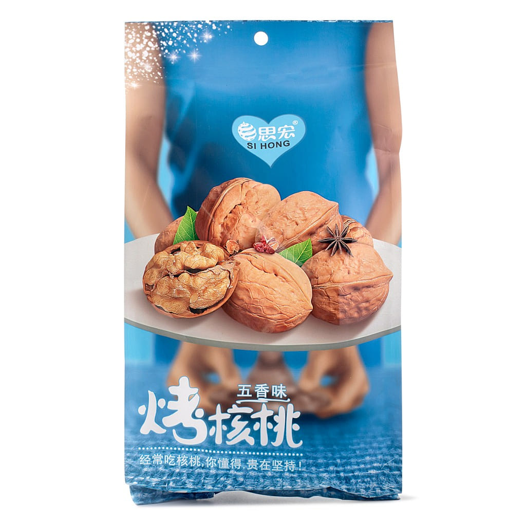 Si Hong Roasted Walnut, Five Spices Flavor 418 g