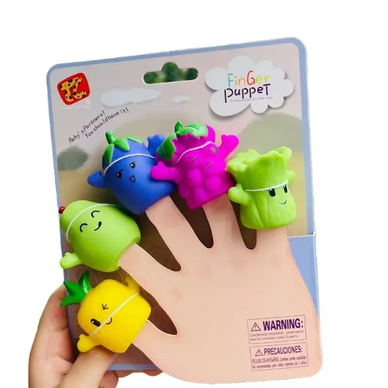 Early Education Finger Doll Storytelling 5 Packs *2 Servings – Pineapple 1 count