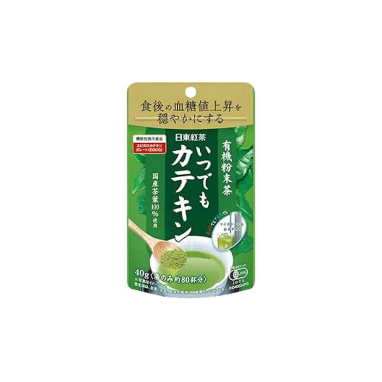 日东红茶 控制餐后血糖 有机绿茶粉末40g