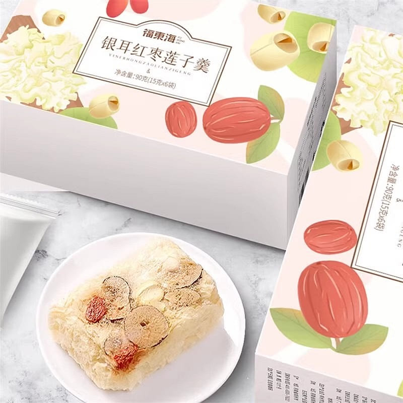 White fungus, red dates and lotus Seed soup 90g 90 g