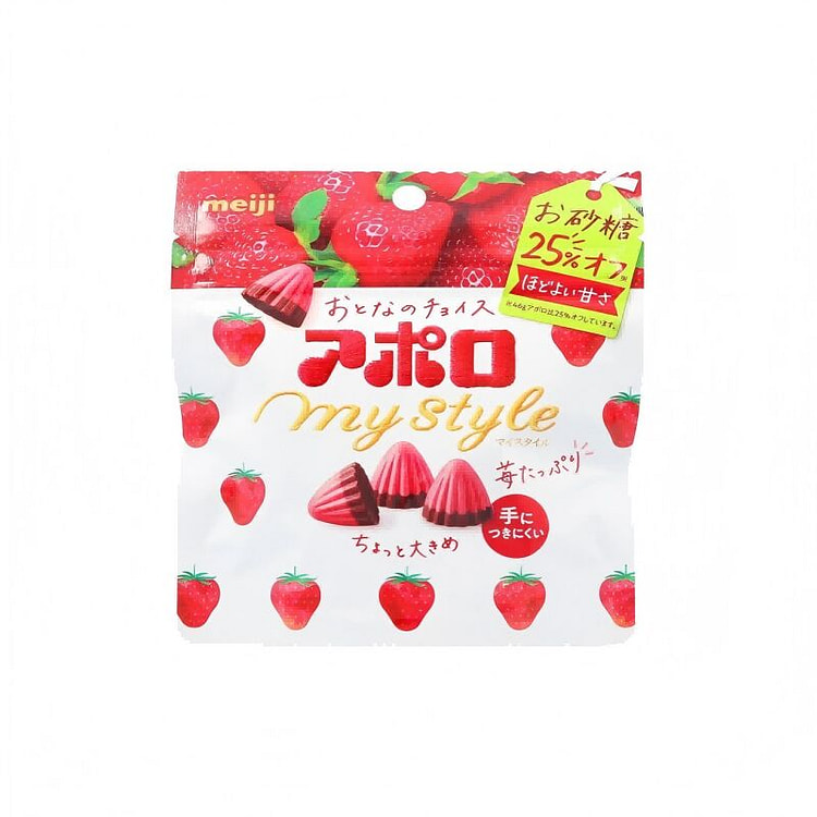 MEIJI明治 草莓小山巧克力 减糖25% 40