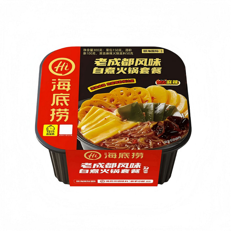 筷手小厨海底捞【1盒】老成都风味300g夜宵速食 300 克