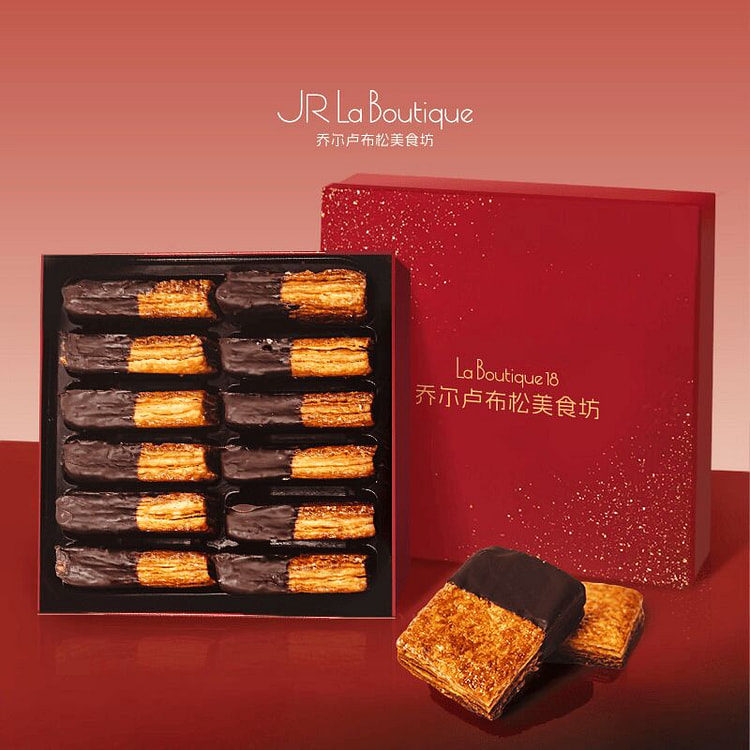 JR乔尔卢布松拿破仑千层酥巧克力味蝴蝶酥175g* 175 克