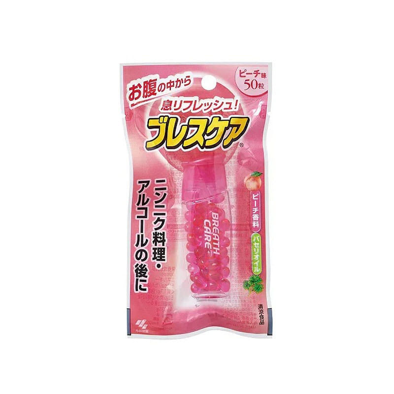 KOBAYASHI breath freshener, peach flavor, 50pcs 1 each