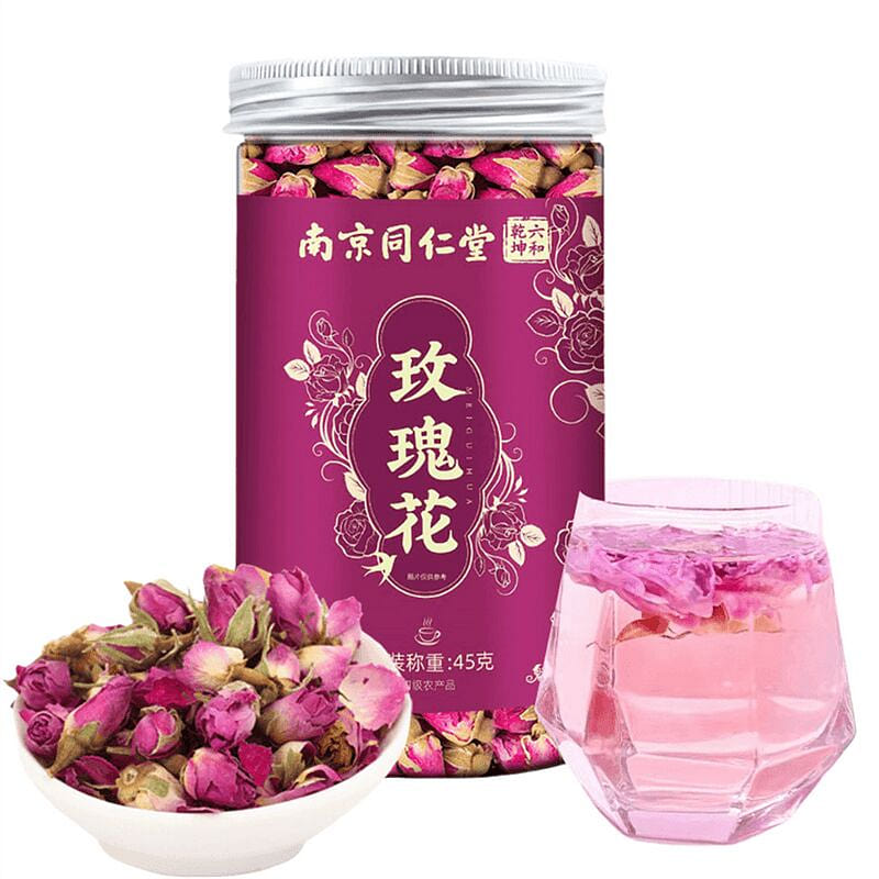 Rose tea made with large, double-petaled dried ros 45 g