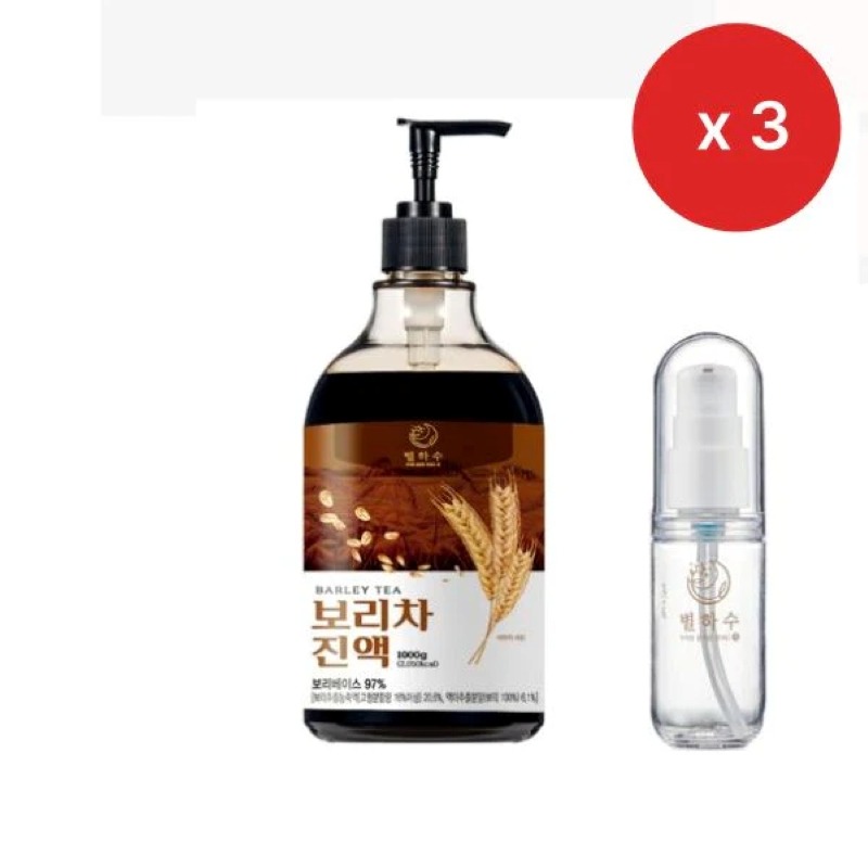 (Bundle) Byeolhasu 97% Barley Tea Concentrate 3 bottle