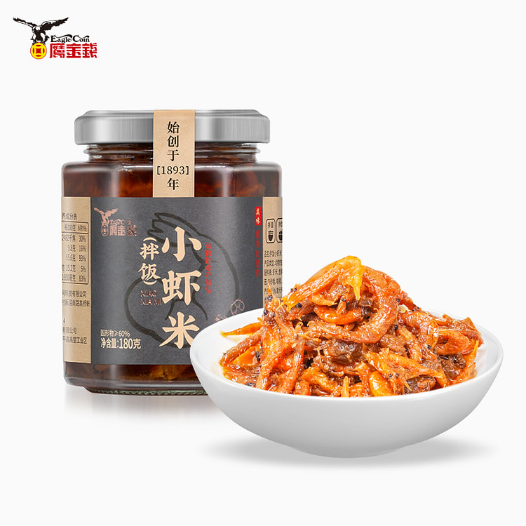 鹰金钱拌饭小虾米干贝虾仁180g*1罐