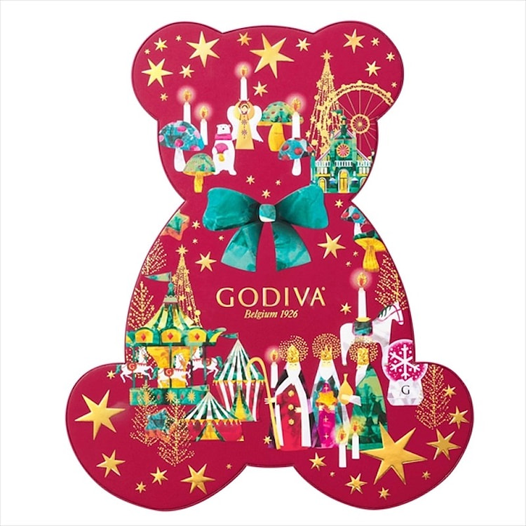 GODIVA 2024 Christmas Limited Bear Design Chocolate 7pcs