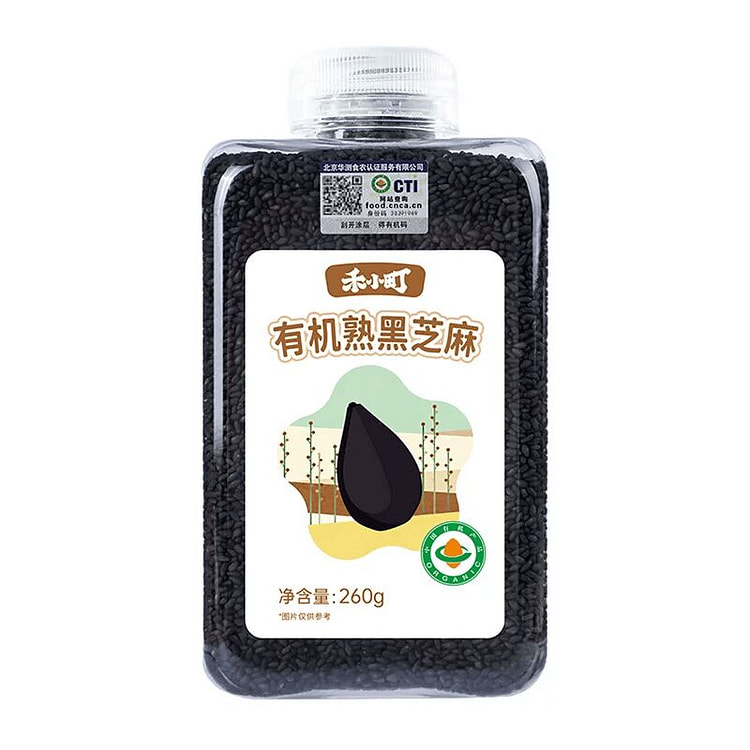 Hexiao Town organic cooked black sesame seeds 260g 260 g