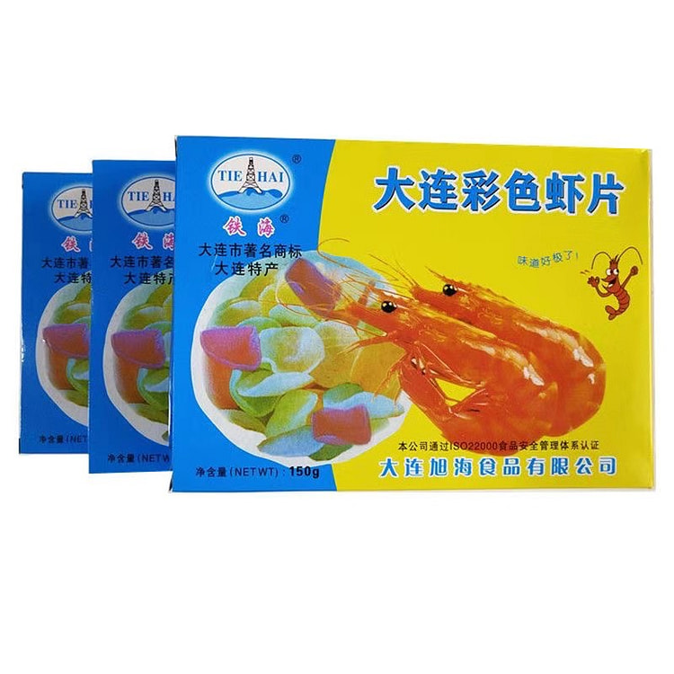 Colored shrimp crackers 450 g (min 2)