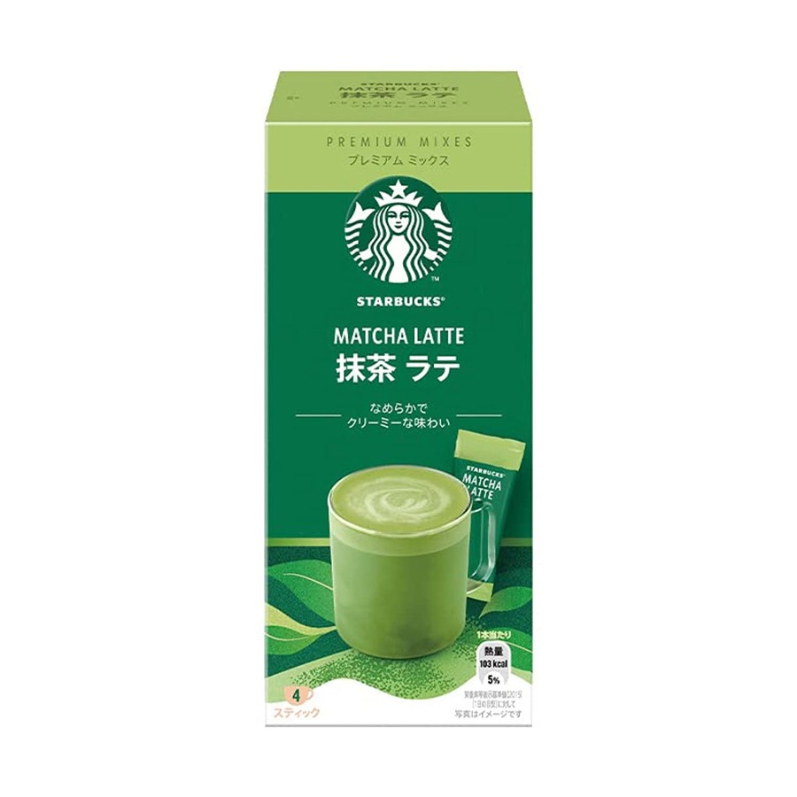 Get STARBUCKS Premium Mix Matcha Latte Powder 4packs