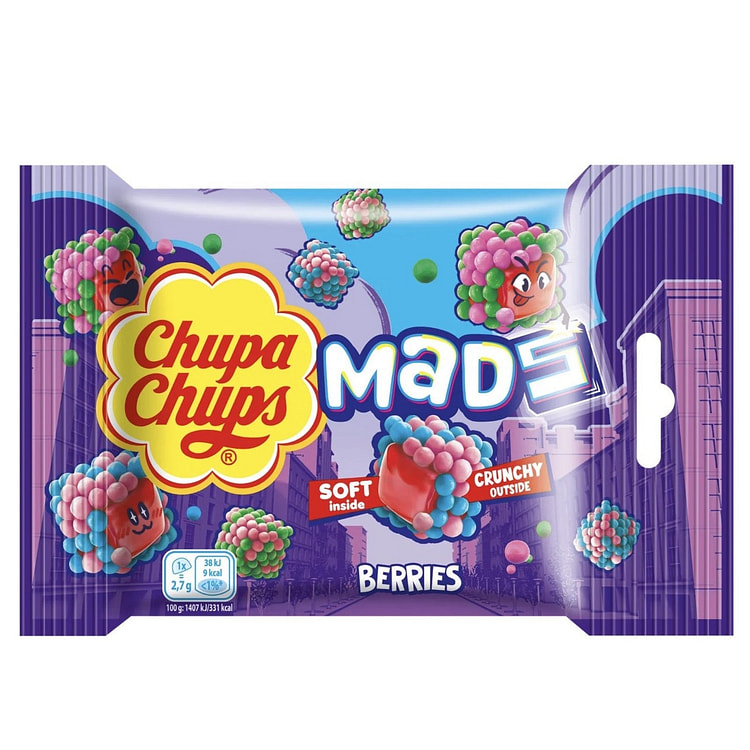 Chupa Chups Mads Berries 1 each