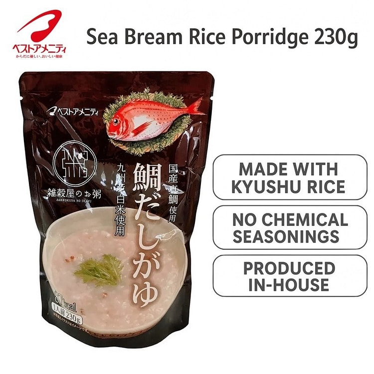 Best Amenity Sea Bream Rice Porridge 230g