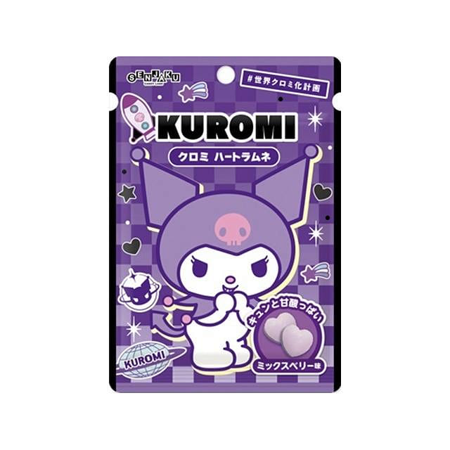 扇雀飴 クロミ ハートソーダキャンディ 32g 1 個