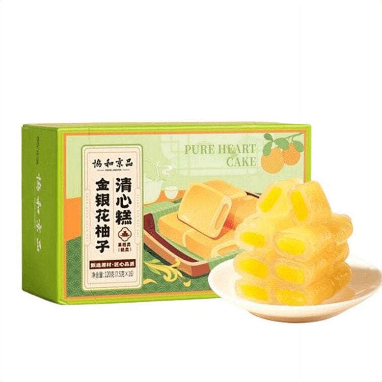 协和京品 金银花柚子清心糕 清热去火小零 120g 120 克