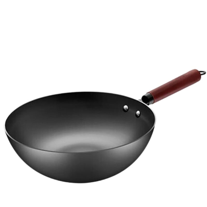 ASD 30cm Rust-Resistant Refined Iron Stir-Fry Wok 1 count