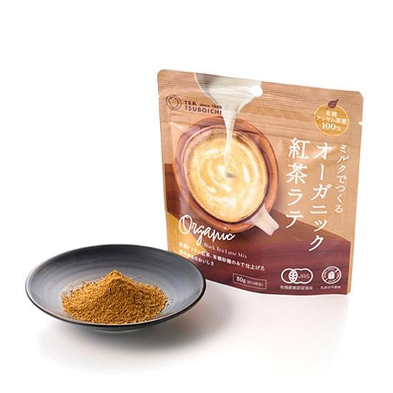 坪市制茶 有机 红茶 拿铁 80g