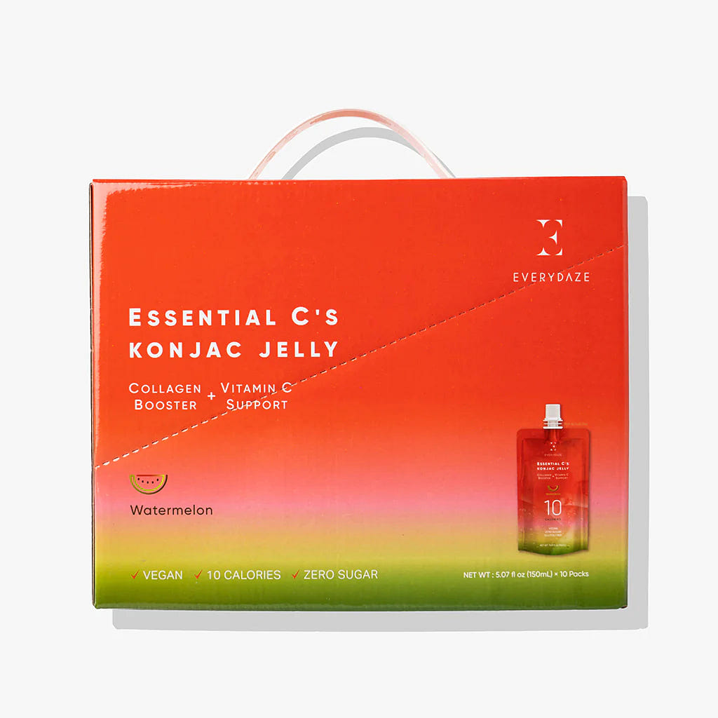 EVERYDAZE Watermelon Essential C’s Konjac Jelly (Collagen + Vitamin C) 10 Packs 1 each