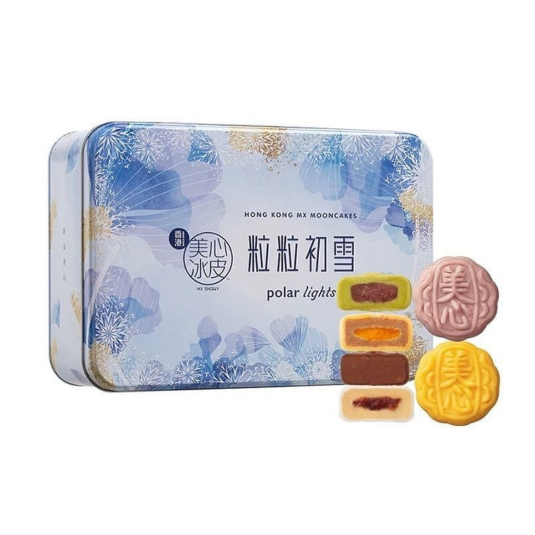 美心 粒粒初雪冰皮月饼 礼盒装480g 16枚 1 份