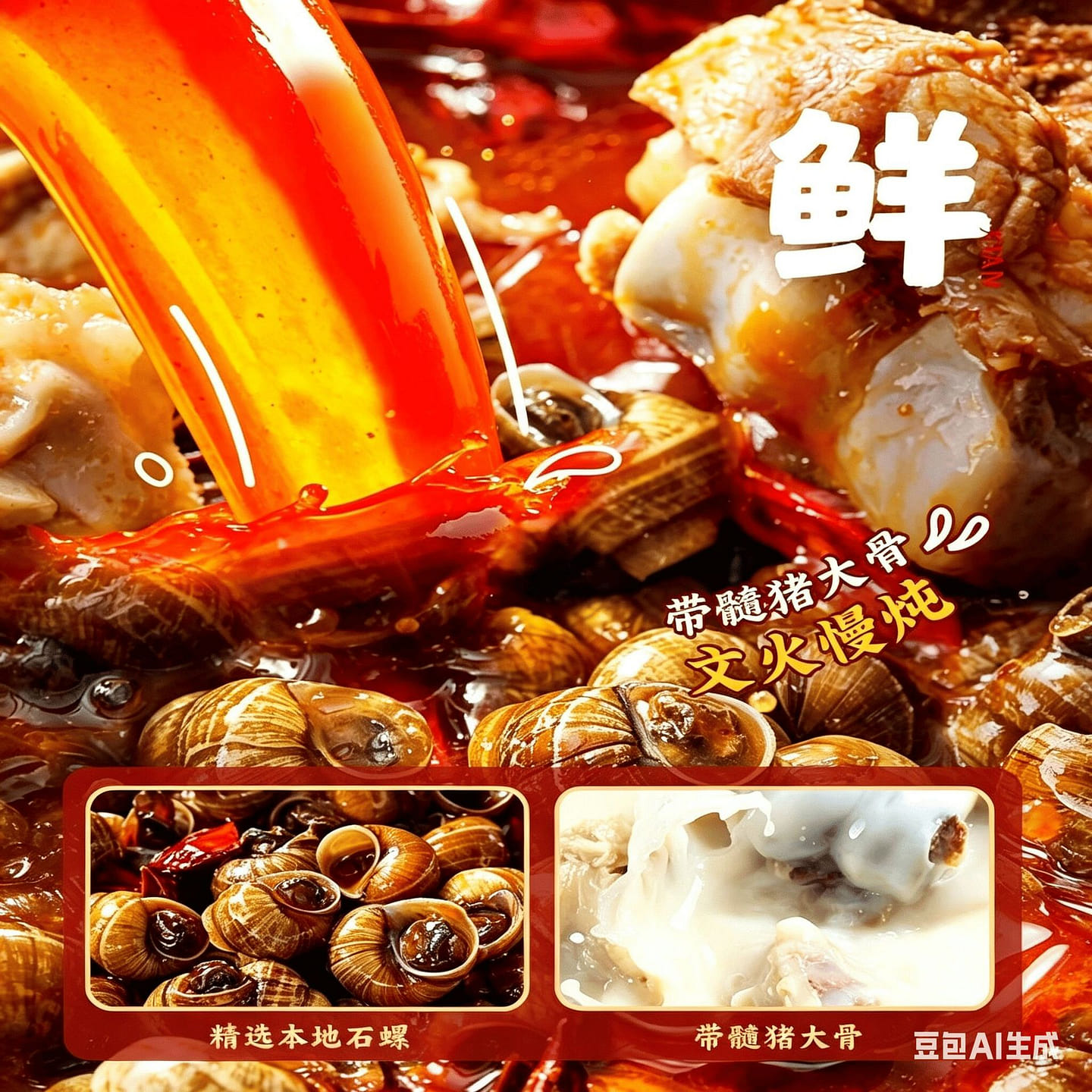 Luobawang snail rice noodles 330g*5 1650 g