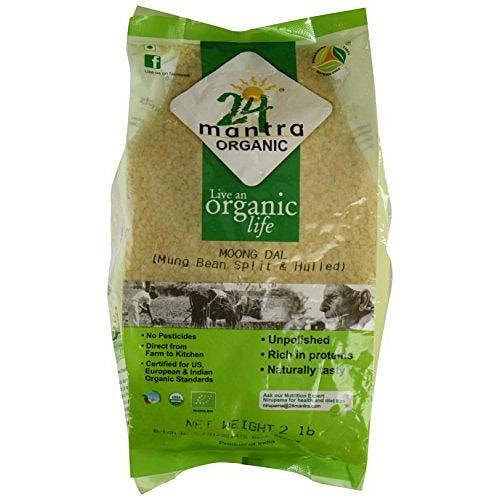 24 Mantra Organic Moong Dal 2 lb
