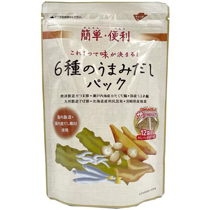 Sankoh Sangyo 6 Umami Dashi 4g x 12 Bags 1 each