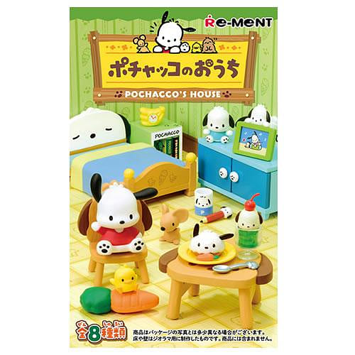 RE-MENT Pochacco’s House Figure + Mini Sheet 1 each