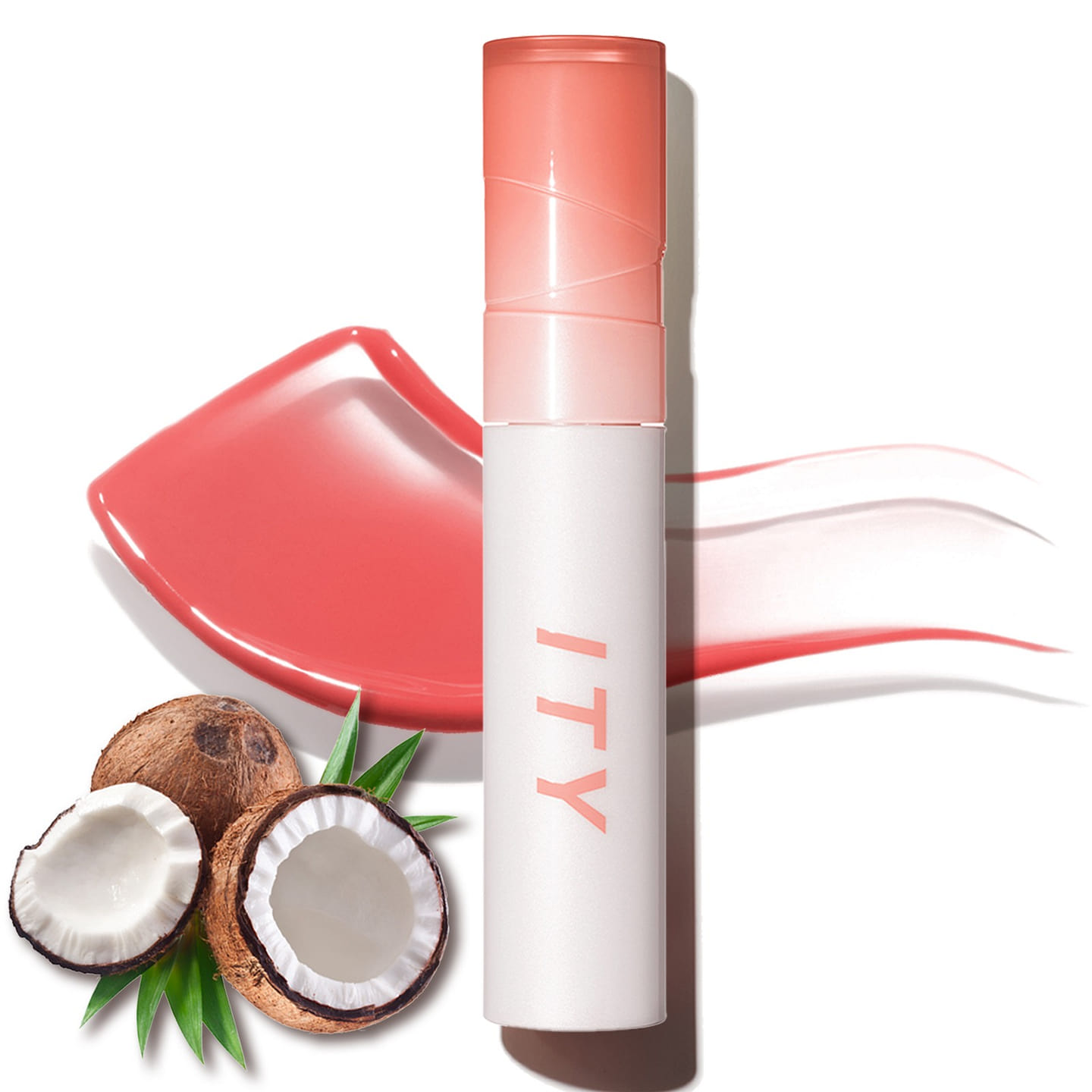 ITY Lip Gloss Coconut Scent Lipstick Jelly Texture 0.09 oz in Baby Apricot 0.01 lb