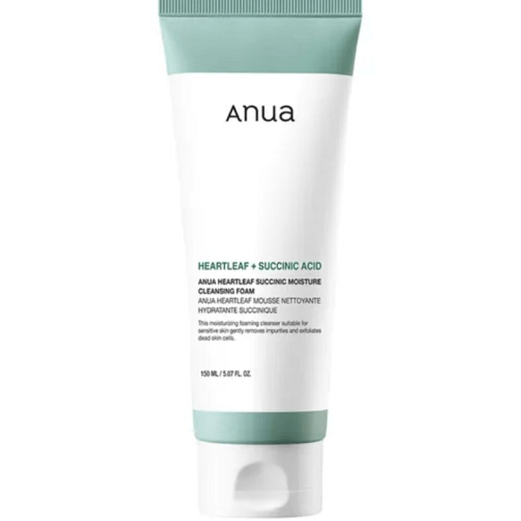 心叶琥珀酸保湿洁面泡沫 150 毫升