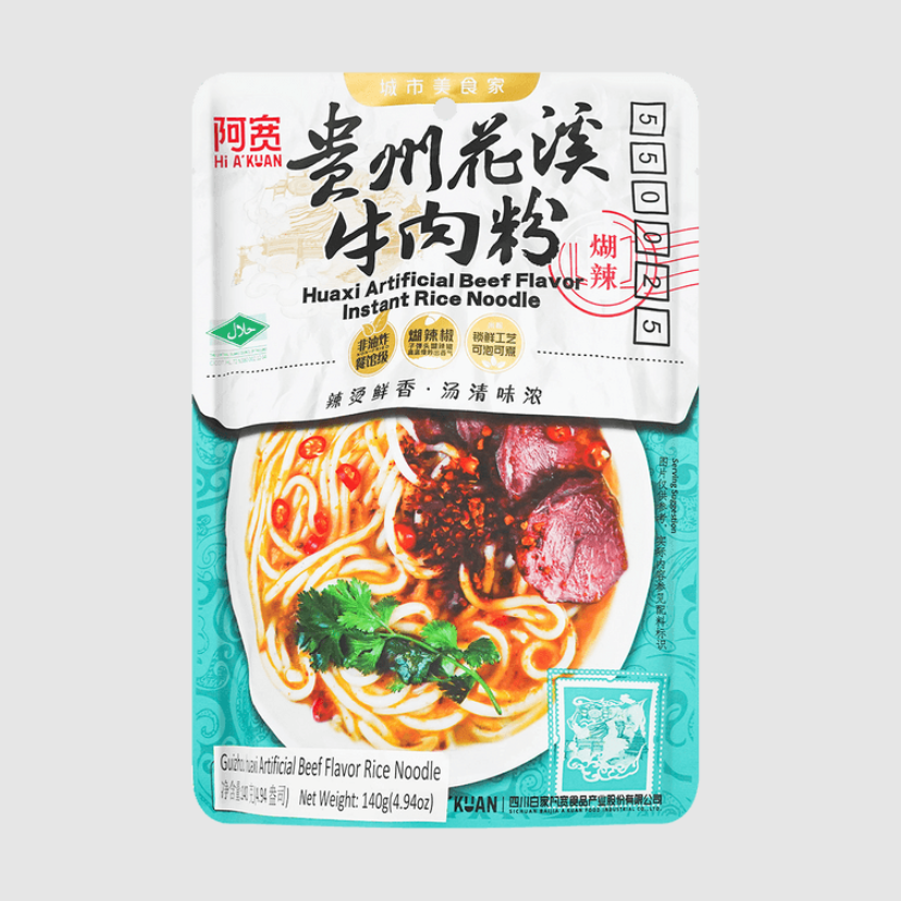 Get Guizhou Huaxi Beef Flavor Rice Noodles 9.52oz Delivered | Weee