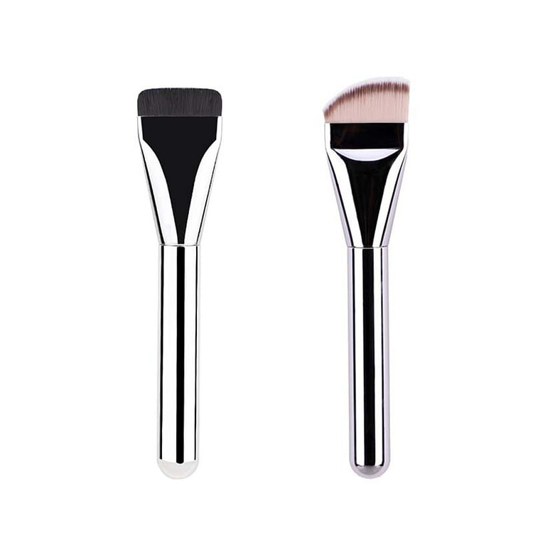 NOVAGLOW 一字型铝管镰刀多功能粉底隔离笔刷 1 包