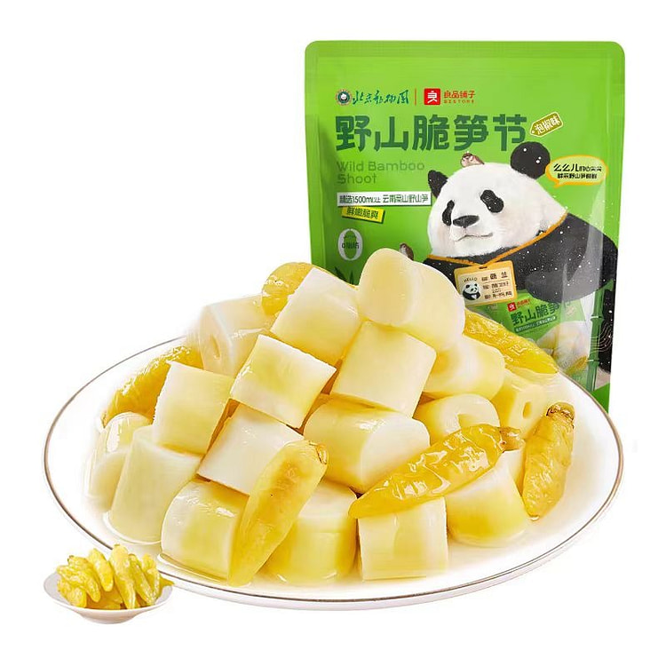 良品铺子 脆爽笋节（泡椒味）120g*1袋即食竹笋零食网红休闲食品下饭菜