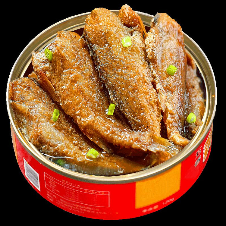 香酥五香黄花鱼 即食下饭菜 新鲜制作海鲜罐头1罐