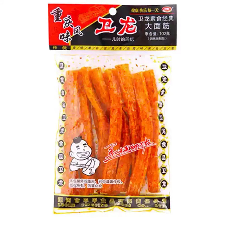 卫龙大面筋102g*1袋怀旧童年休闲解馋零食网红辣 102 克