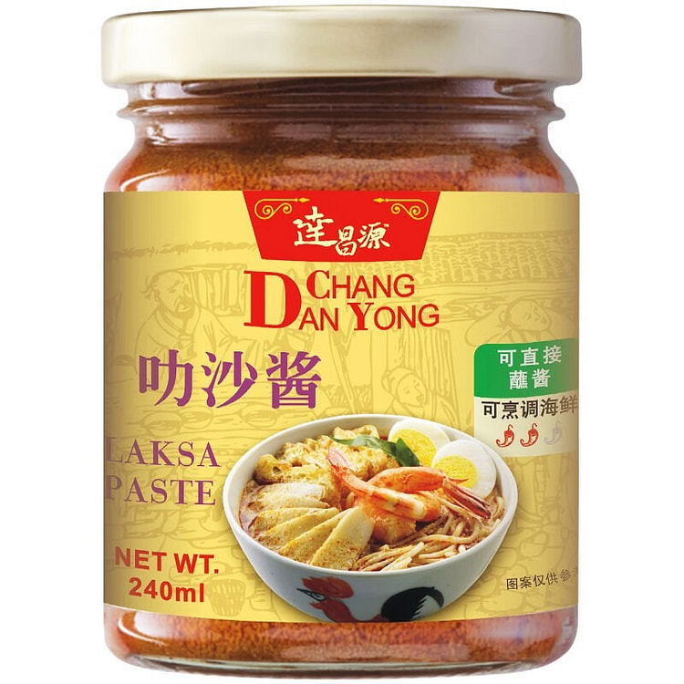 新加坡叻沙酱炒面酱辣虾酱冬阴功汤酱东南亚240ml