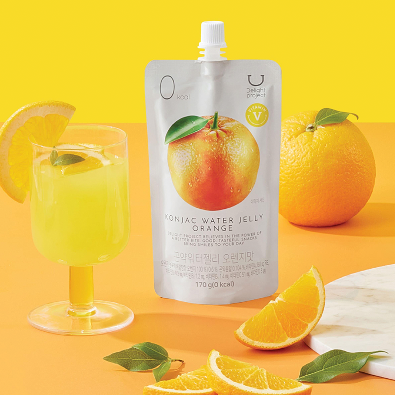 Get Oliveyoung 0kcal Orange Flavor Konjac Jelly Delivered | Weee