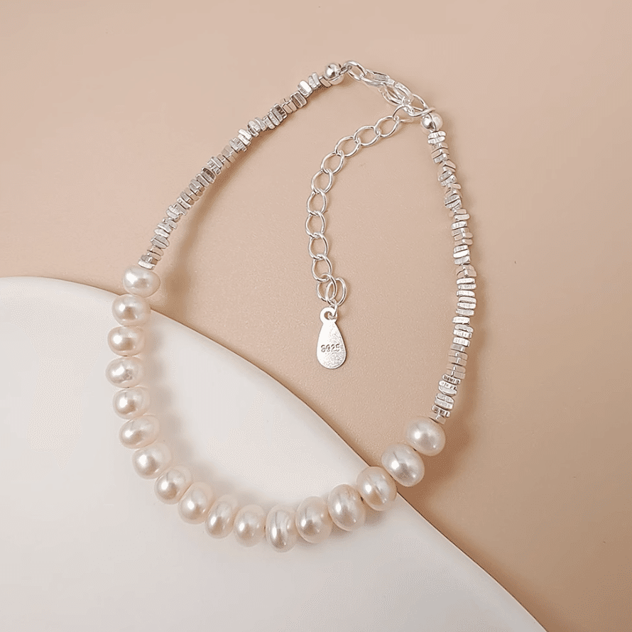 Vintage Pearl Bracelet of Broken Pearl 1 count