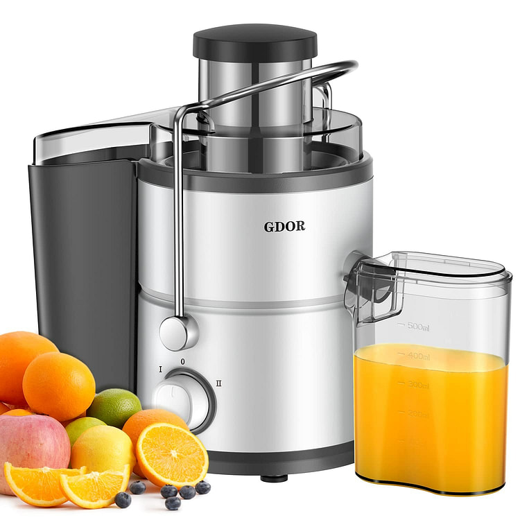 800W Juicer Machine, 3'' Wide Feed Chute, BPA-Free