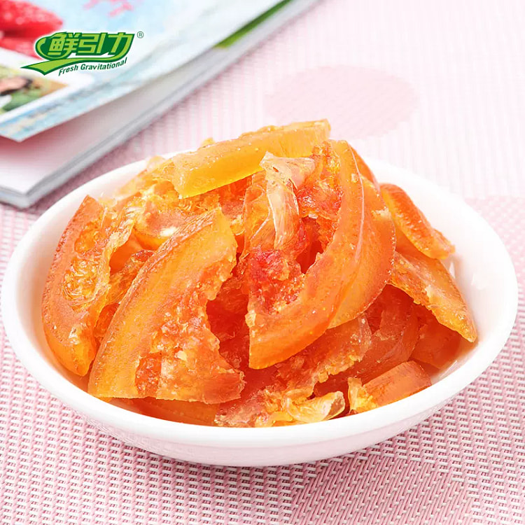 Fresh Instant Red Heart GrapeFruit Slices 16G * 1 Bag Of Ready-To-Eat Offic