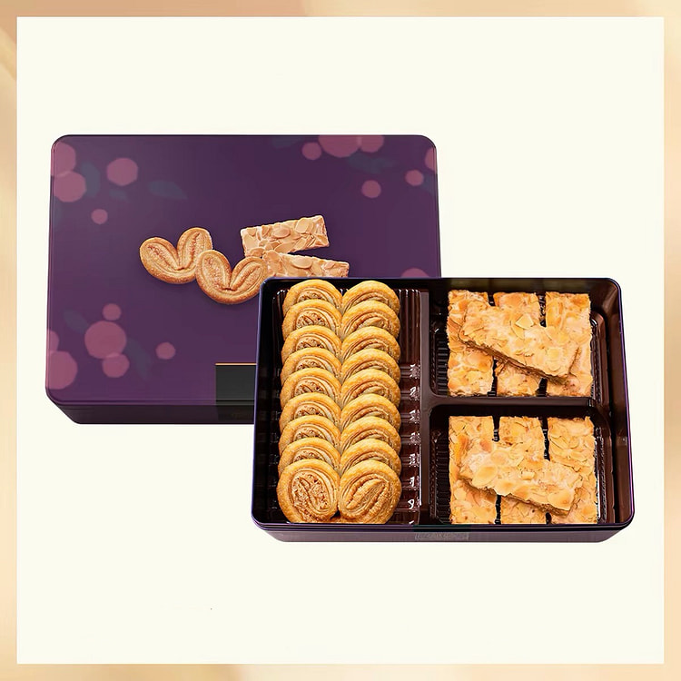 【奇华饼家】蝴蝶酥礼盒《扁桃仁味》1盒 197.5 克